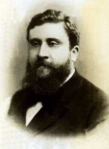 Portrait of Jean Jaures, French politician by French Photographer