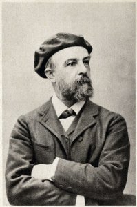 Portrait of Odilon Redon, French painter. Photography by French Photographer