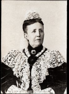 Portrait of Sophia of Nassau (1836-1913), Queen consort of Sweden and Norway by French Photographer
