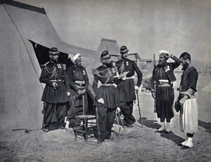 Punishment of Soldiers of the French Army During the Crimean Campaign in 1854 (Photography, late 19th century)