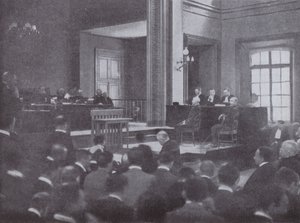 Retrial of the case of Alfred Dreyfus, French army officer wrongly convicted of treason, Rennes, France by French Photographer