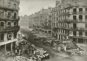 Rue De Rivoli, Paris, after the week which ended the Commune by French Photographer