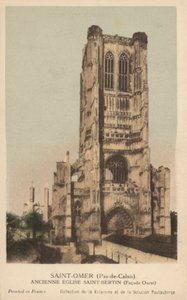 Saint Omer, Former Church Saint Bertin by French Photographer