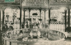 Source of the Grand Grille spring in Vichy by French Photographer