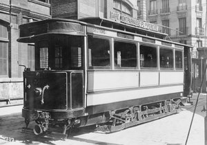 Tramway in Paris, c.1900