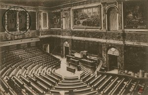 Versailles Congress. Postcard sent in 1913. by French Photographer