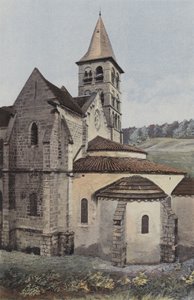 Vignory, Church, Apse and South Transept by French Photographer