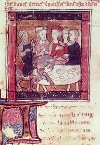 Galahad comes to Arthur