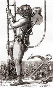 A 19th Century Deep Sea Diver, from 