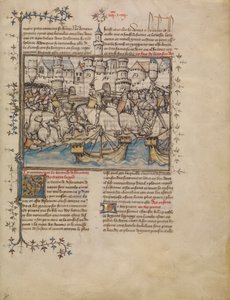 A Battle from the Trojan War, c.1390-1400