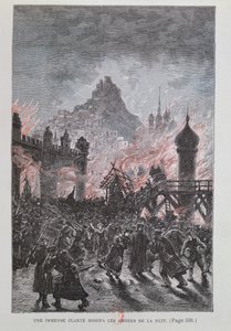 A Huge Light Dissipated the Shadows, from Michel Strogoff by Jules Verne 1893 by French School