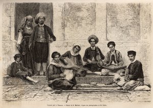 A Jewish Orchestra in Tlemcen by French School