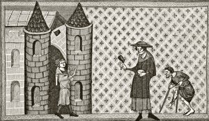 A Leper House, from 