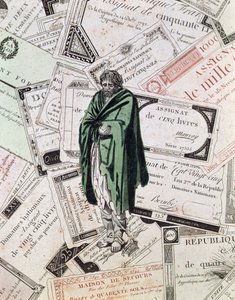 A Man Ruined by the Depreciation of Assignats by French School