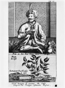 A Pot for Making Coffee, illustration from Traite Nouveau et Curieux du Cafe, du The et du Chocolat by Philippe Sylvestre Dufour, La Haye, published 1693 by French School