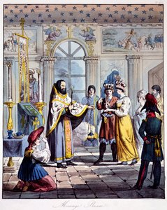 A Russian Orthodox Marriage, early 19th century