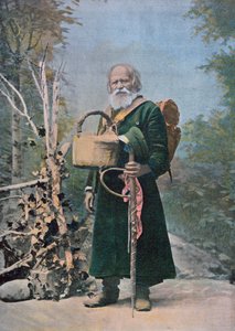 A Russian Pilgrim, early twentieth century (after a colour photo)