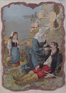 A Sister Helping an Injured Soldier during the War of 1870, 1895