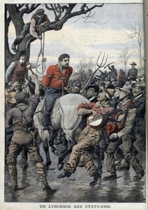 A lynching of a man accused of the murder of a 13-year-old girl in Deweyville, Kentucky, USA - In Le Petit Journal of February 7