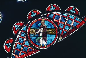 A prophet, detail (north rose window)