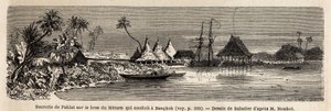 A sugar factory of Paklat, illustration for Henri Mouhot