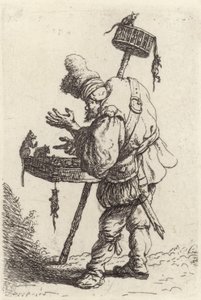 A Travelling Rat Catcher with the Tools of His Trade by French School