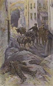 A victim of Corsican bandits by French School