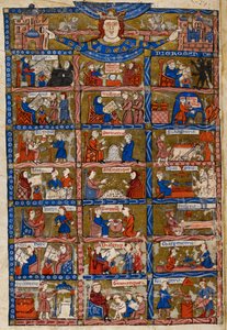 Twenty-one scenes representing the arts and sciences, from 