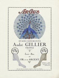 Advertisement for Etablissements Andre Gillier, published 1924 by French School