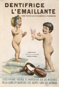 Advertisement for LEmaillante Dentifrice, 1892 by French School