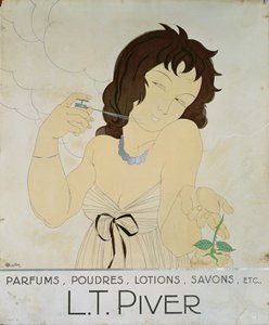 Advertisement for L.T. Pivert c.1900, designed by Ourtin