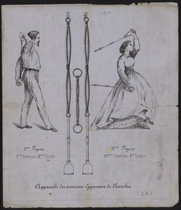 Advertisement for Exercise Equipment by French School