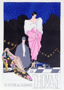 Advertisement for the Bootmaker Thomas from the fashion magazine Art-Gout-Beaute, 1924