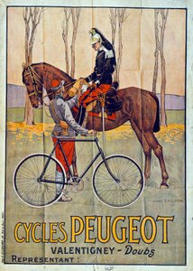 Advertising for Peugeot Cycles
