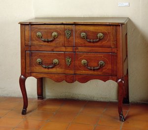 Aix school commode with two drawers by French School