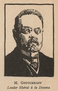 Alexander Guchkov, Russian Octobrist Politician and Chairman of the State Duma