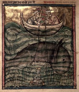 Alexander the Great Lowered onto the Sea-bed in a Glass 