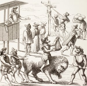 Allegorical Picture of Excesses Said to Have Been Committed by the Huguenots, from 
