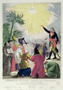Allegory of the Concordat between Napoleon Bonaparte and Pope Pius VII