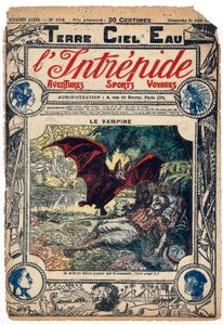 Andre Rochet bitten by a vampire bat in Peru by French School