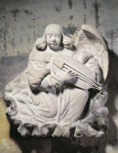 Angel Musician playing a stringed instrument