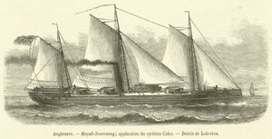 England, Royal Sovereign, application of the Coles system by French School
