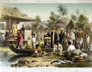 Annamite, Cambodian and Siamese costumes, ca. 1870