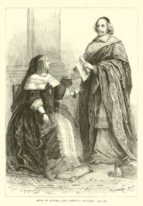 Anne of Austria and Cardinal Mazarin by French School