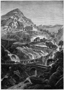 Annual Pilgrimage of March 21 at the Convent of St. Benoit on Mount Caro, Italy