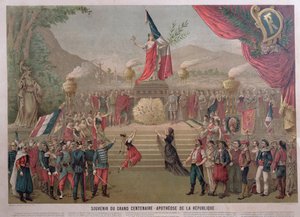 Apotheosis of the Republic by French School
