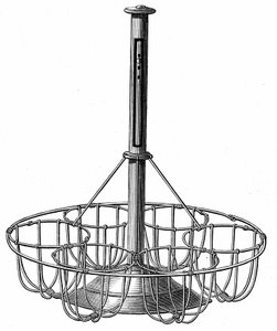 Apparatus for cooking eggs by French School