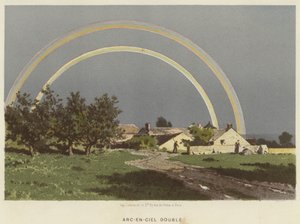 Double Rainbow (colour litho) by French School