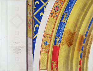 Archivolt of the Monument Above the Main Altar in the Sainte-Chapelle, Paris