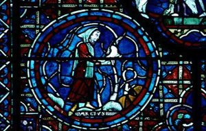 Aries, from the Zodiac Window by French School